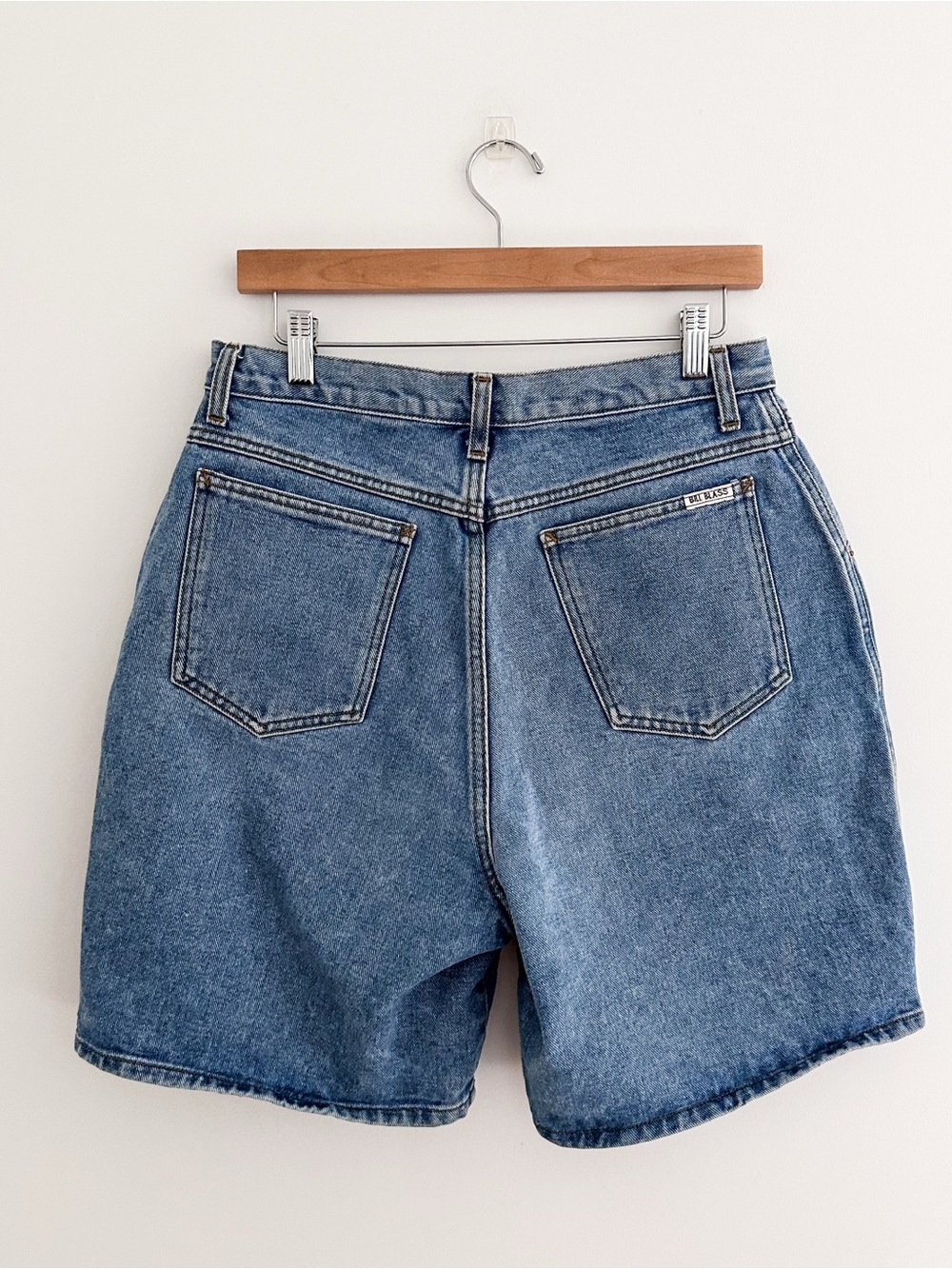 Vintage Bill Blass Jean Shorts Ultra High Rise Mom Denim Jorts Women's Size M - Picture 4 of 8